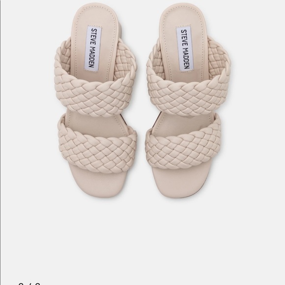 Cream Sandals - Picture 1 of 9